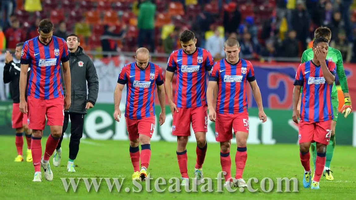 Steaua, record NEGATIV în Liga Campionilor. Vezi câte înfrângeri consecutive au înregistrat 
