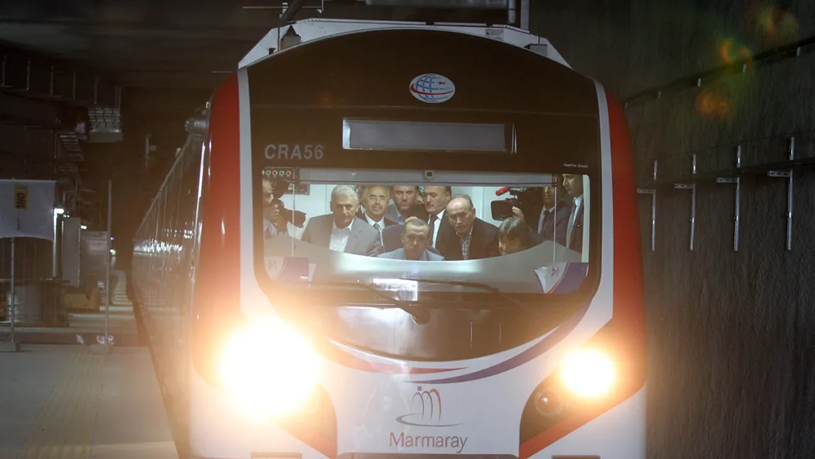 Transportul în tunelul Marmaray a fost oprit temporar în prima zi după inaugurare