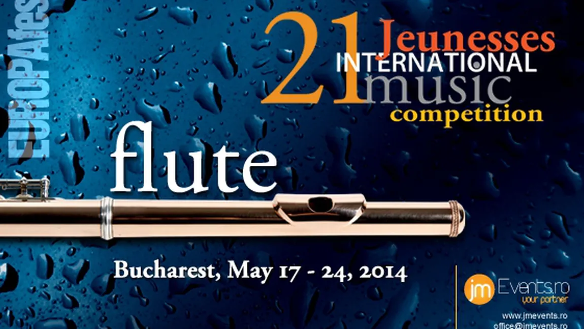 Jeunesses International Music Competition are loc la Bucureşti între 17 şi 24 mai 2014