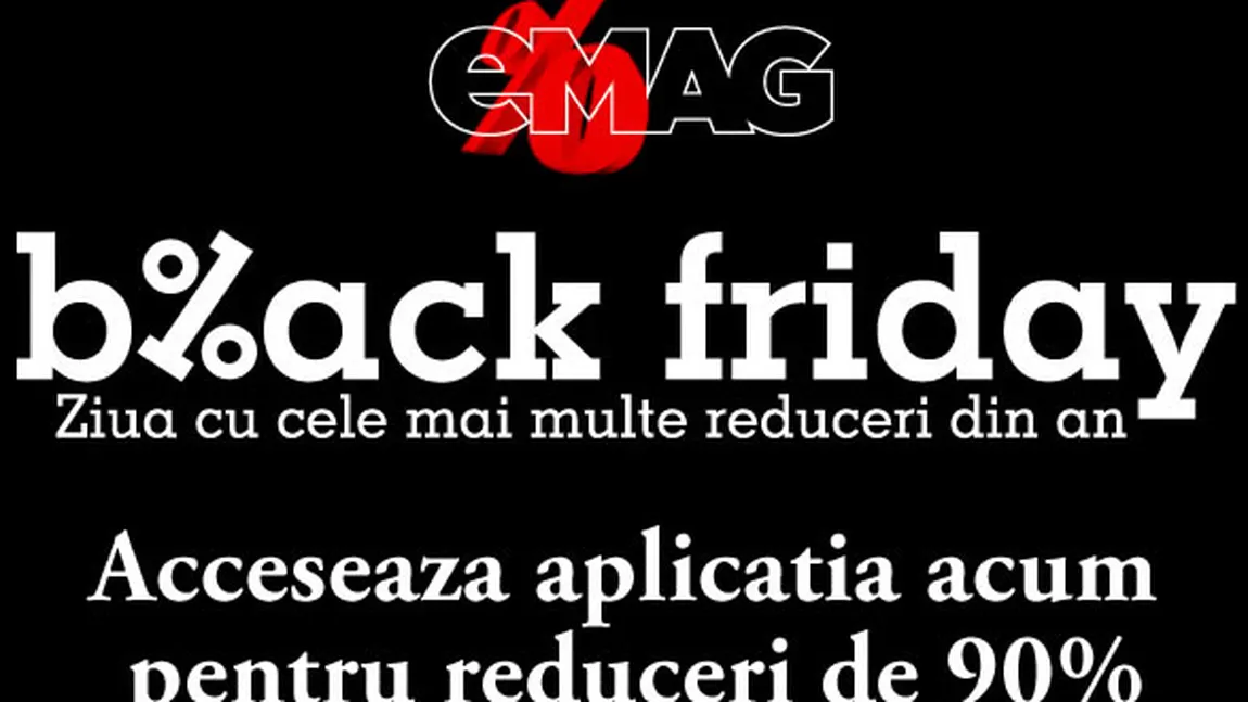 BLACK FRIDAY, cea mai mare ofertă, reduceri de, atenţie!, 99%