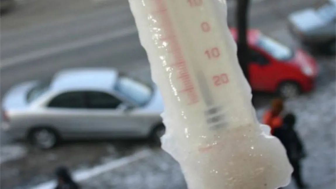 O nouă minimă înregistrată la Miercurea Ciuc: minus 15 grade Celsius