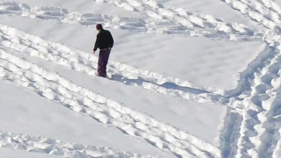 ULUITOR şi ÎNCÂNTĂTOR. Ce face un om pierdut în mijlocul zăpezilor FOTO şi VIDEO