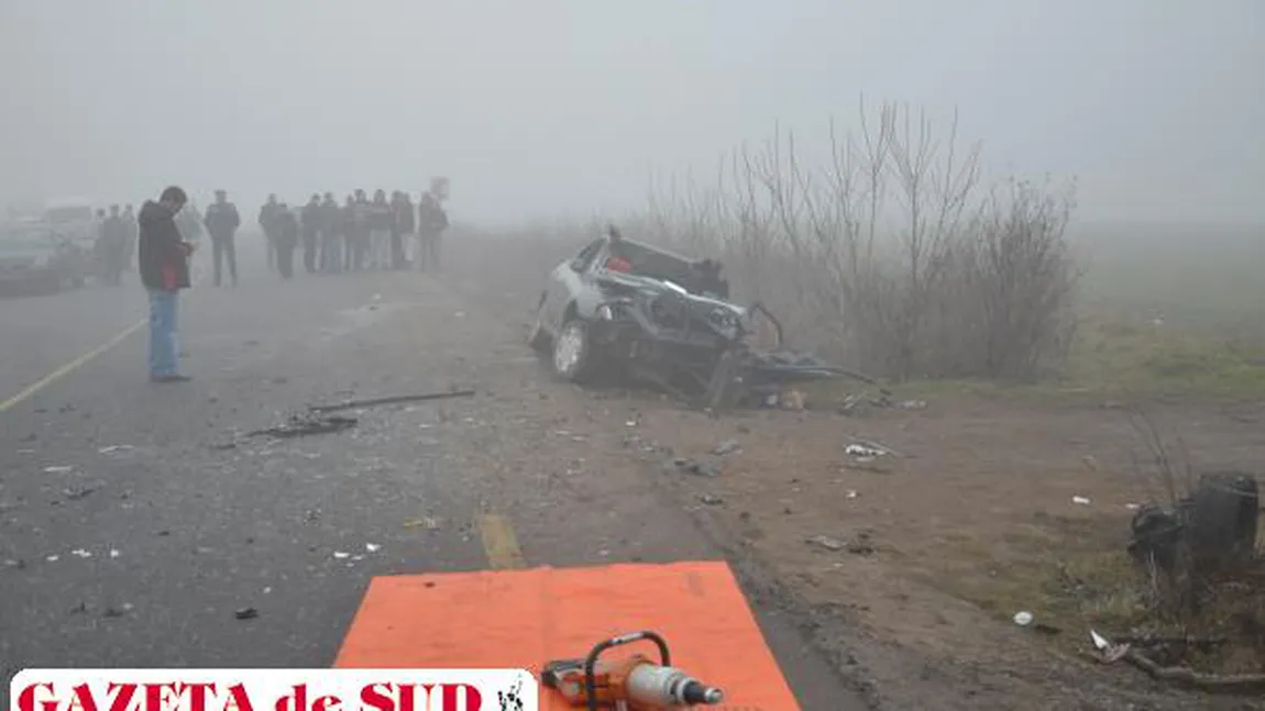 Imagini dramatice de la accidentul lui Silviu Lung. Maşinile s-au făcut zob VIDEO