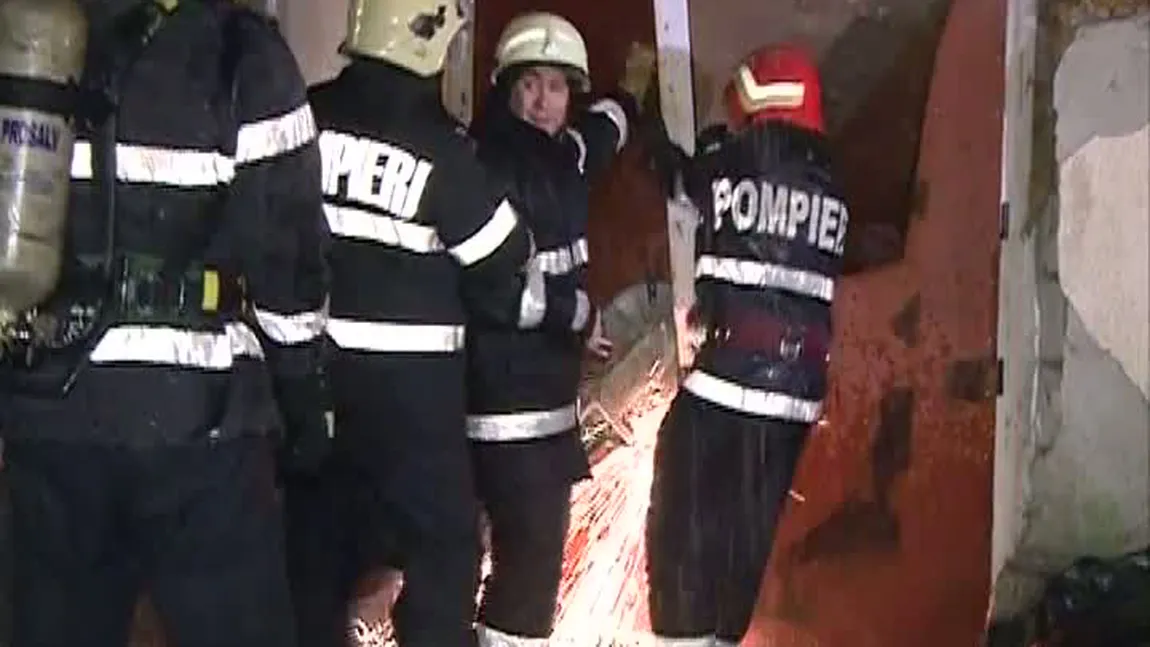 Incendiu puternic la Sibiu. O gravidă a fost transportată în stare gravă la spital
