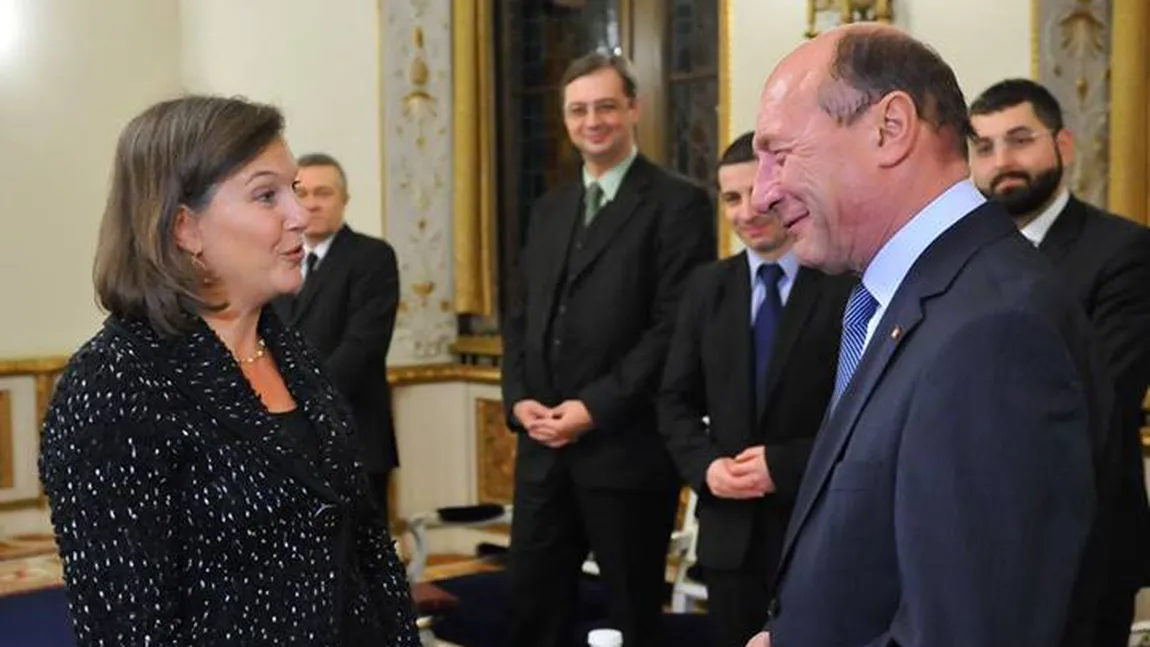 Băsescu, la întâlnirea cu Nuland: Sper ca micile neînţelegeri să nu afecteze substanţa relaţiei noastre