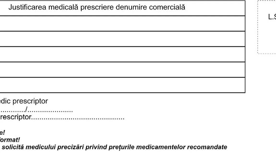 Schimbare RADICALĂ în prescrierea reţetelor. Medicii vor fi obligaţi să justifice medicamentele