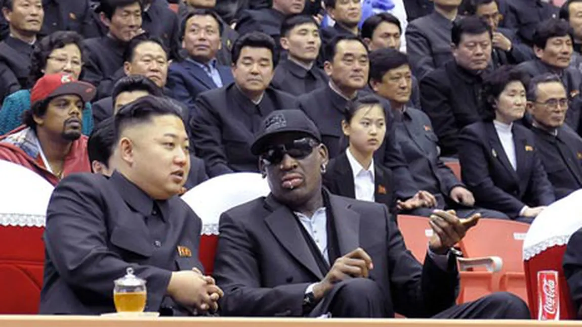 Baschetbalistul american DENNIS RODMAN îl IUBEŞTE pe dictatorul nord-coreean KIM JONG-UN