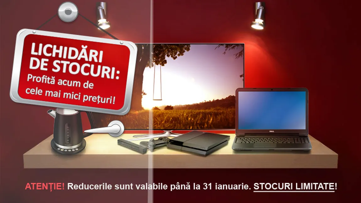 (P) evoMAG.ro anunţă lichidări de stocuri şi cele mai mici preţuri