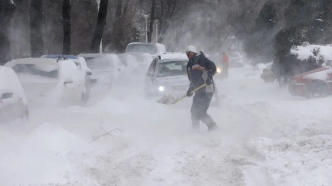 PROGNOZA METEO pe trei zile. Avem parte de ninsori până în weekend