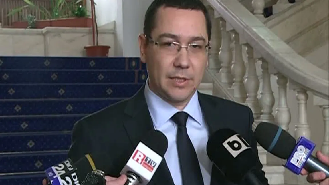 Ponta: Vreau să continuăm în USL. Iohannis poate fi la Interne, sau vicepremier şi la Finanţe