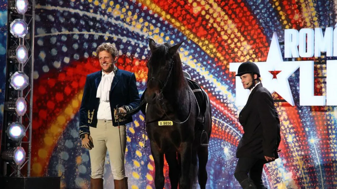 ROMÂNII AU TALENT 2014: Cascadorul care vrea marele premiu pentru calul său