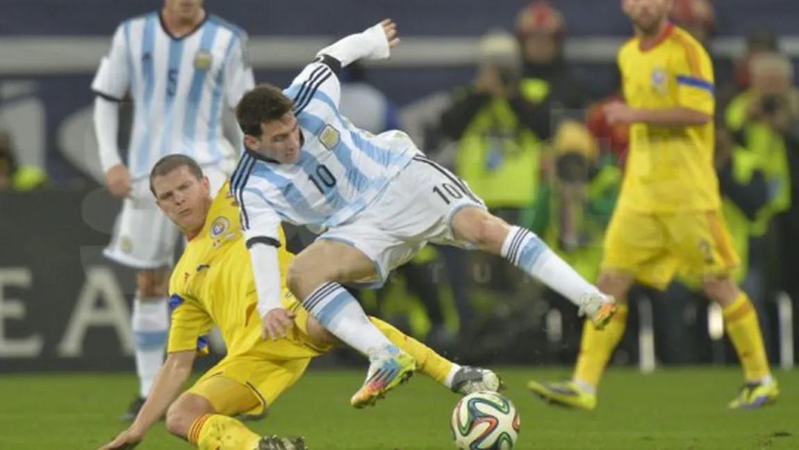 ROMÂNIA - ARGENTINA 0-0. Egalii lui Messi pe tabelă, ameţiţi de sud-americani pe teren