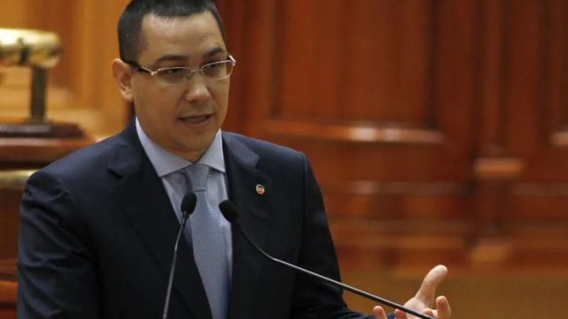 Ponta: Nu am fi cerut demisia lui Antonescu de la şefia Senatului. Pentru mine a fost o surpriză