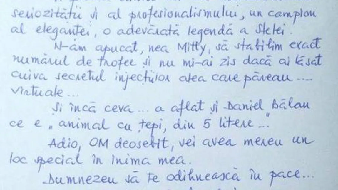 MIHAI STOICA, mesaj răscolitor pe Facebook înainte de STEAUA-DINAMO