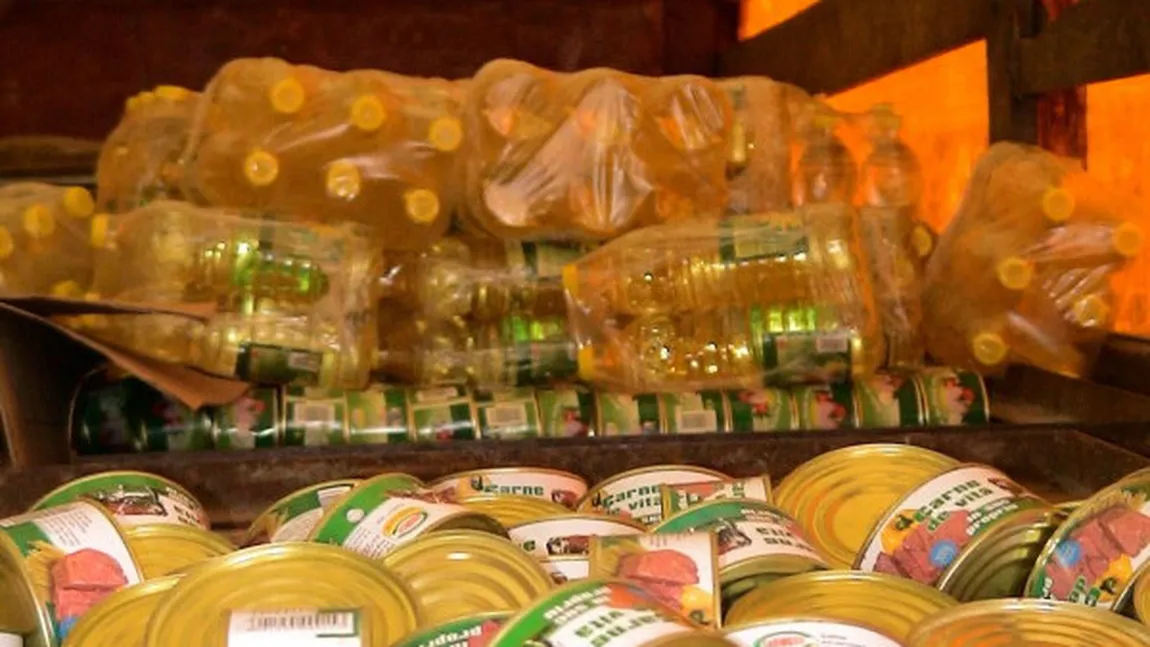 Alimentele primite ca ajutor de la UE vor fi transformate în bonuri de masă