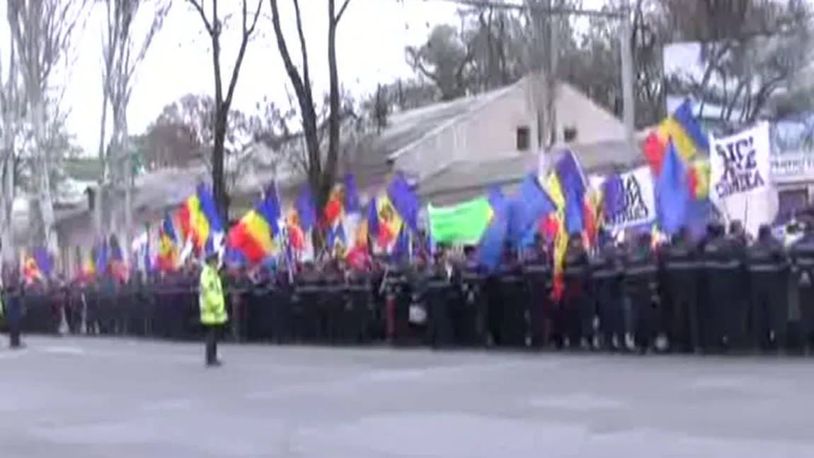 Protest antirusesc la Chişinău