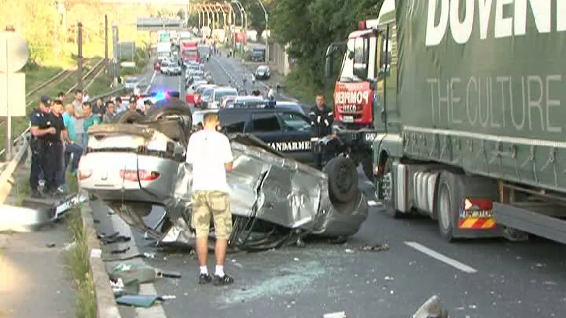 Accident TERIBIL la intrarea în Deva. Doi militari au murit VIDEO