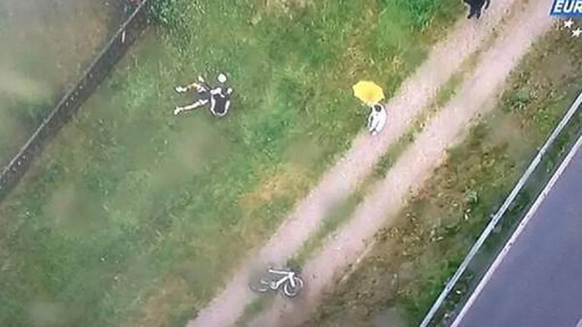 Accidentare GRAVĂ în Il Giro. Cadel Evans a pierdut tricoul roz VIDEO