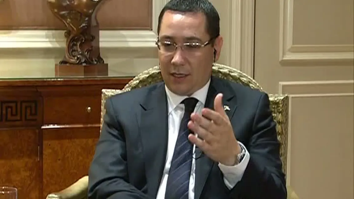 Ponta: Nana reprezintă sfârşitul politic al lui Traian Băsescu VIDEO