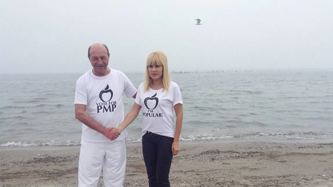 Liderii PMP defilează cu Traian Băsescu pe post de brand politic VIDEO