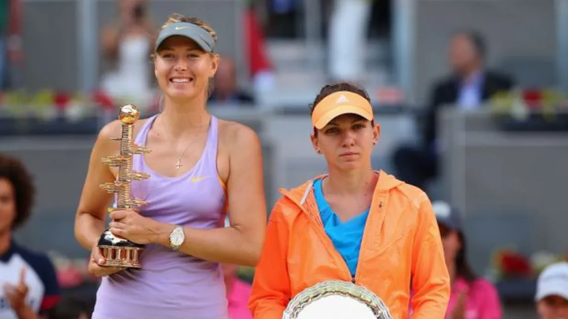 SIMONA HALEP MARIA SHARAPOVA 4-6, 7-6 (7/5), 4-6 FINAL