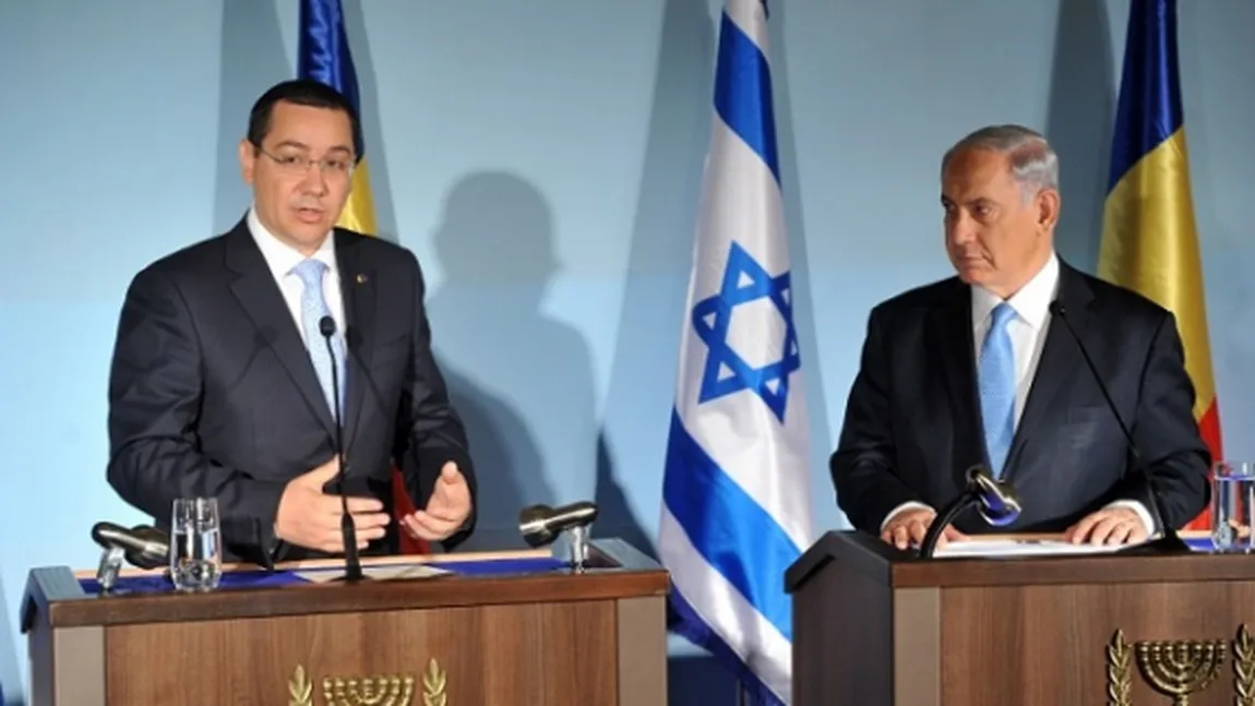 Premierul Ponta şi omologul său israelian au semnat o declaraţie comună a celor două guverne