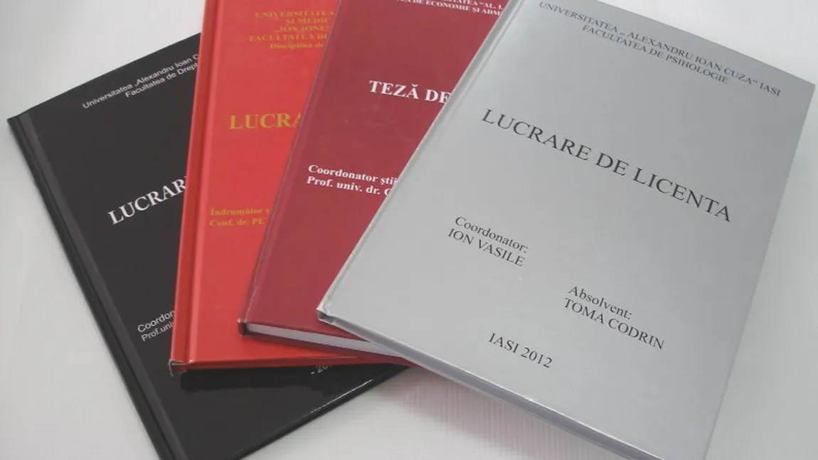 Comerţ cu LUCRĂRI DE LICENŢĂ pe net. Cât costă şi ce riscă studenţii care apelează la această soluţie