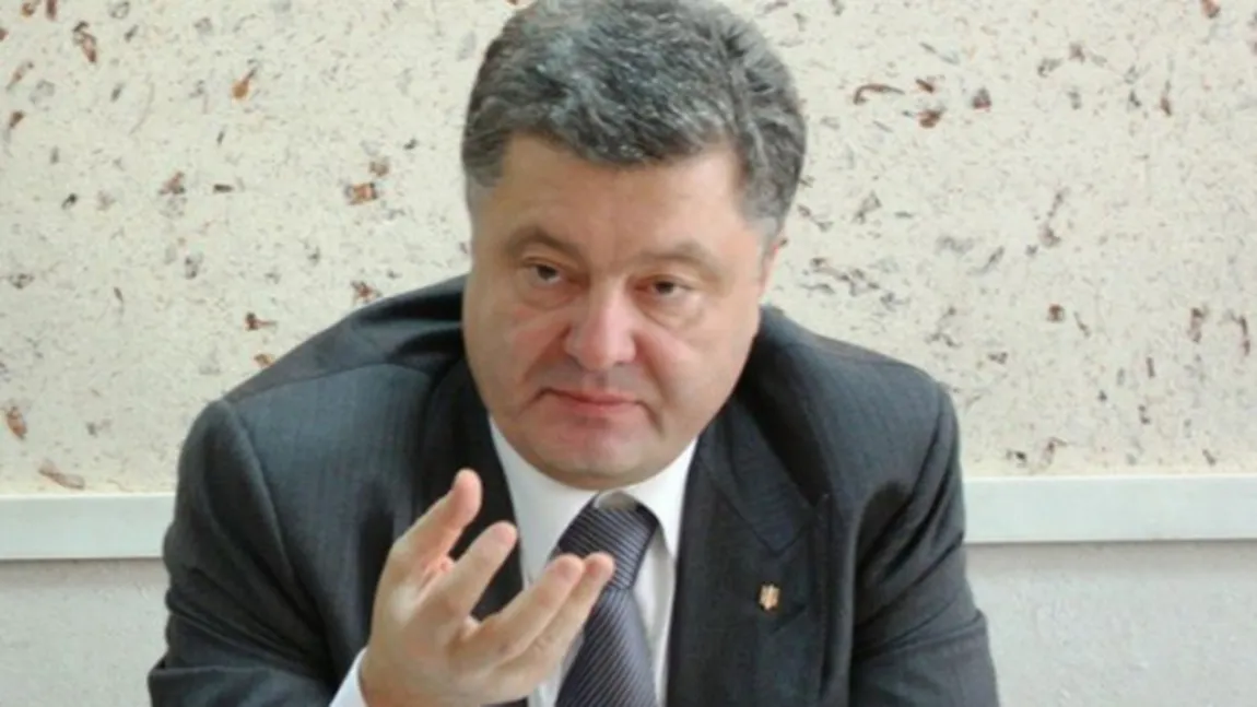 Petro Poroşenko vrea să pună capăt confruntărilor din estul Ucrainei 