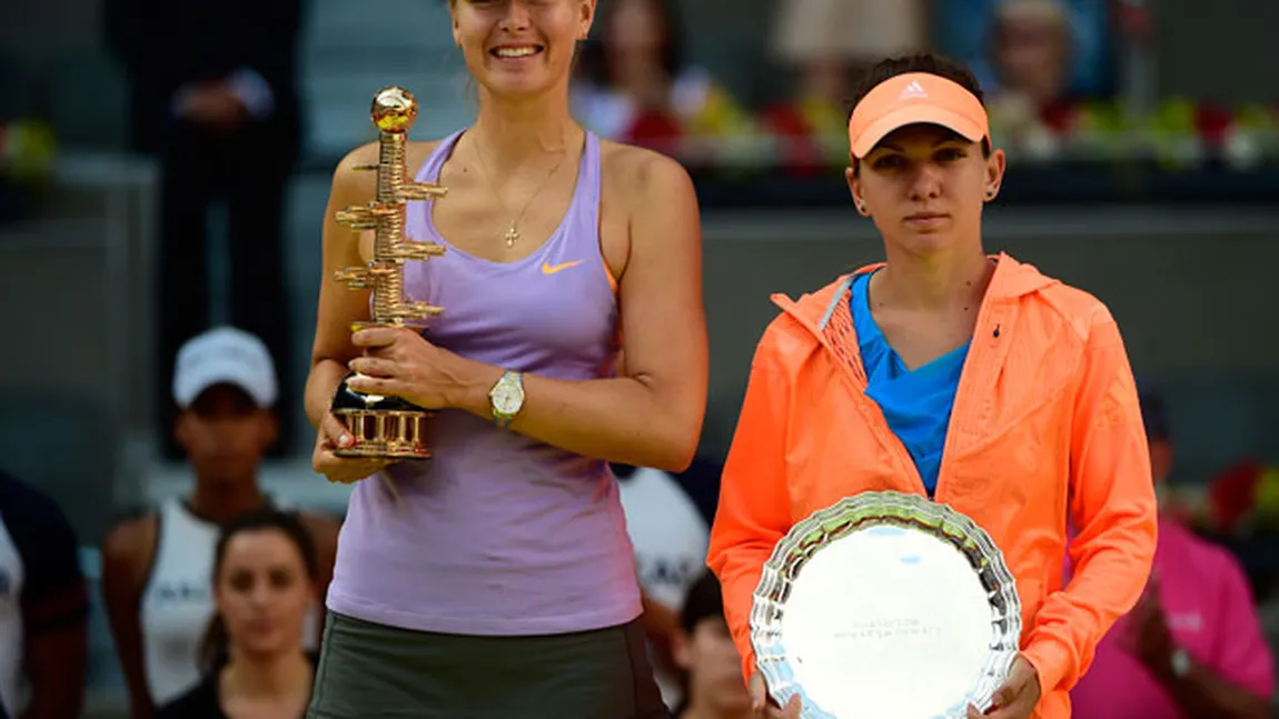 SIMONA HALEP-MARIA SHARAPOVA este FINALA de la ROLAND GARROS