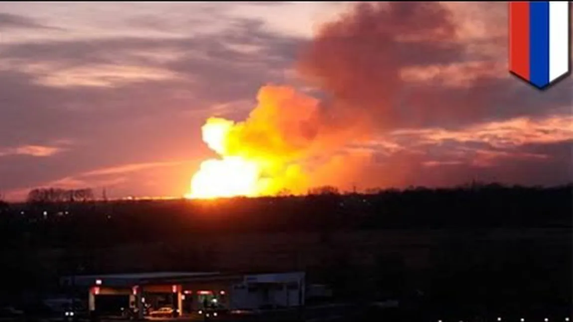 Ucraina: 14 vagoane cu substanţe chimice au deraiat în urma unei explozii la Doneţk
