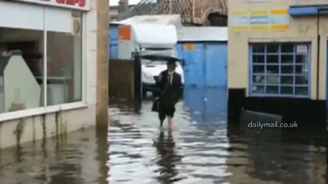 Haos în Marea Britanie: O furtună însoţită de grindină a lovit sudul ţării VIDEO