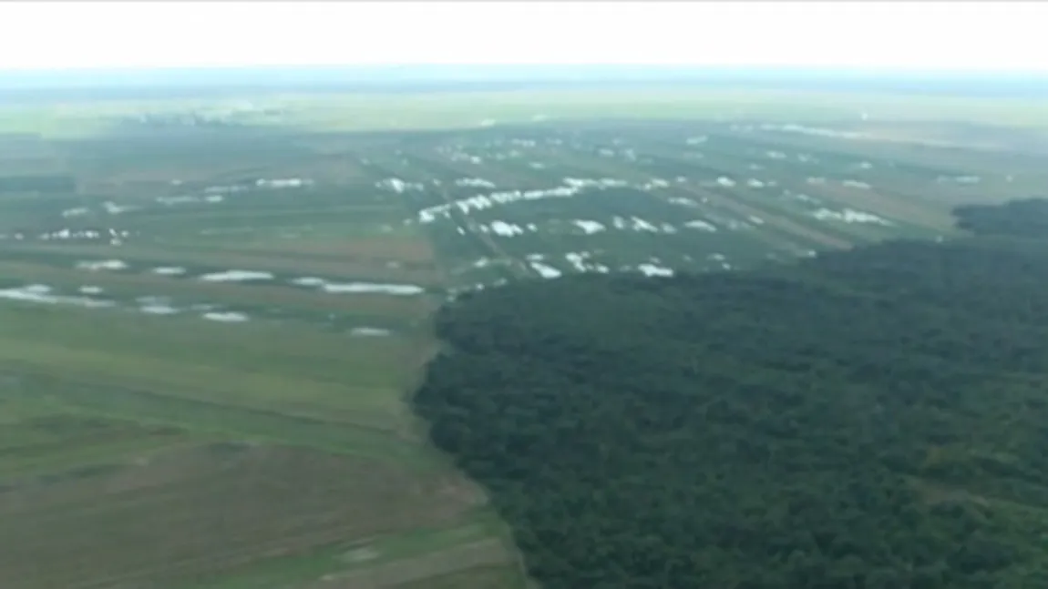 IMAGINEA DEZASTRULUI: Filmări din elicopterul MAI deasupra zonelor inundate VIDEO