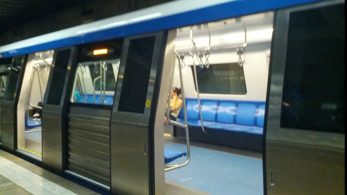 Cum arată noile trenuri de metrou CAF, intrate în circulaţie de astăzi FOTO VIDEO