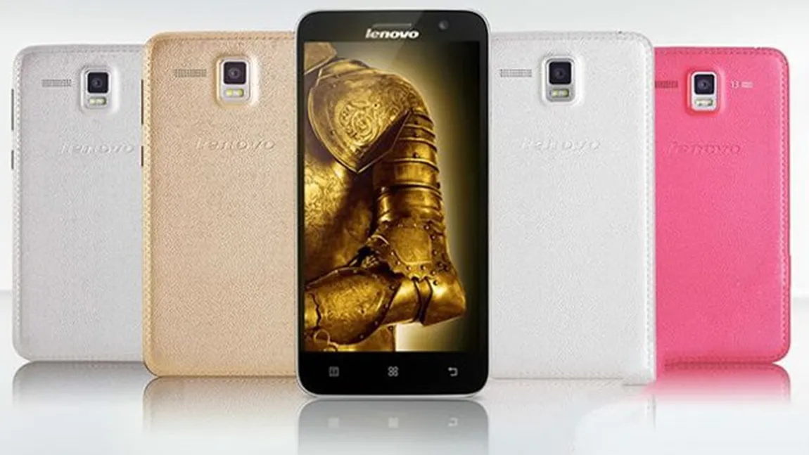 Smartphone cu imitaţie din piele: Lenovo Golden Warrior A8