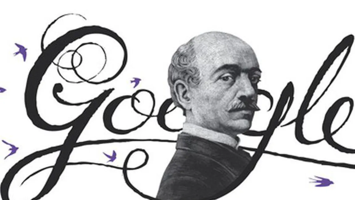 VASILE ALECSANDRI: Google celebrează 193 de ani de la naşterea lui Vasile Alecsandri