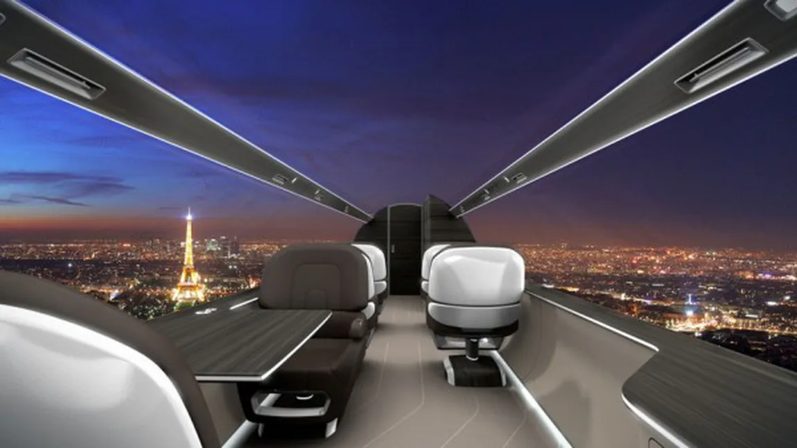 Avion fără geamuri şi cu vedere panoramică FOTO şi VIDEO