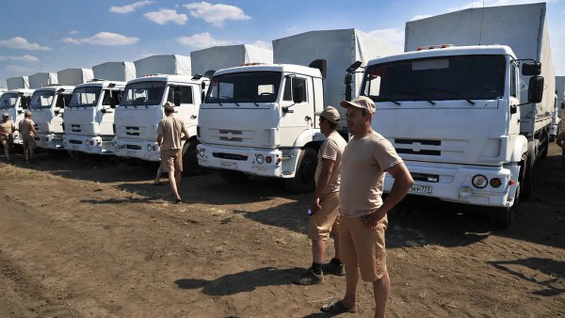 Autorităţile ucrainene INSPECTEAZĂ CONVOIUL UMANITAR venit din Rusia