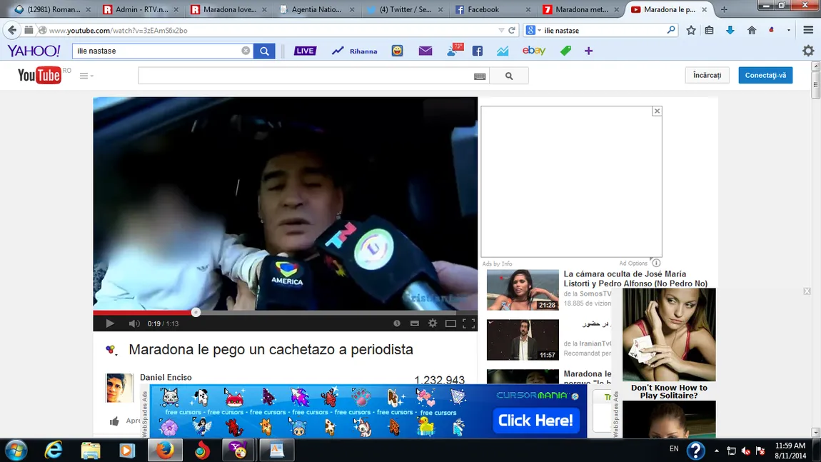 Maradona şi-a dat din nou în petic. A pocnit un ziarist, după ce a ieşit de la teatru VIDEO