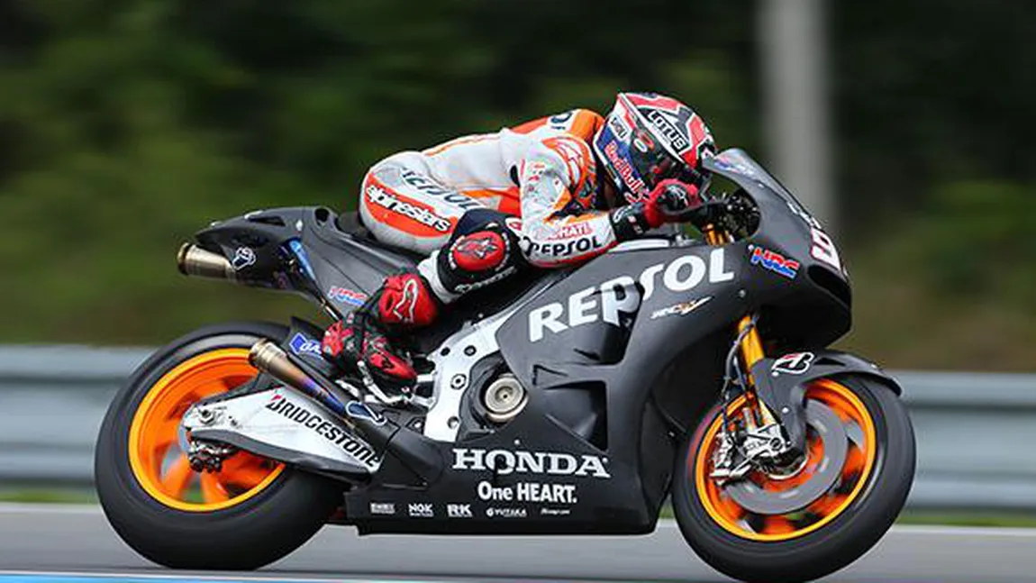 Record mondial al lui Marc Marquez. S-a înclinat cu motocicleta într-un unghi imposibil FOTO