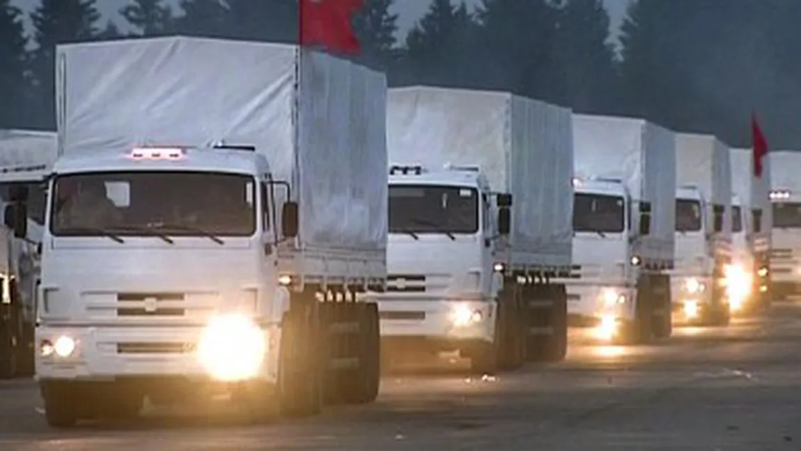 UCRAINA NU permite intrarea pe TERITORIUL ei a NICIUNUI CONVOI UMANITAR rus