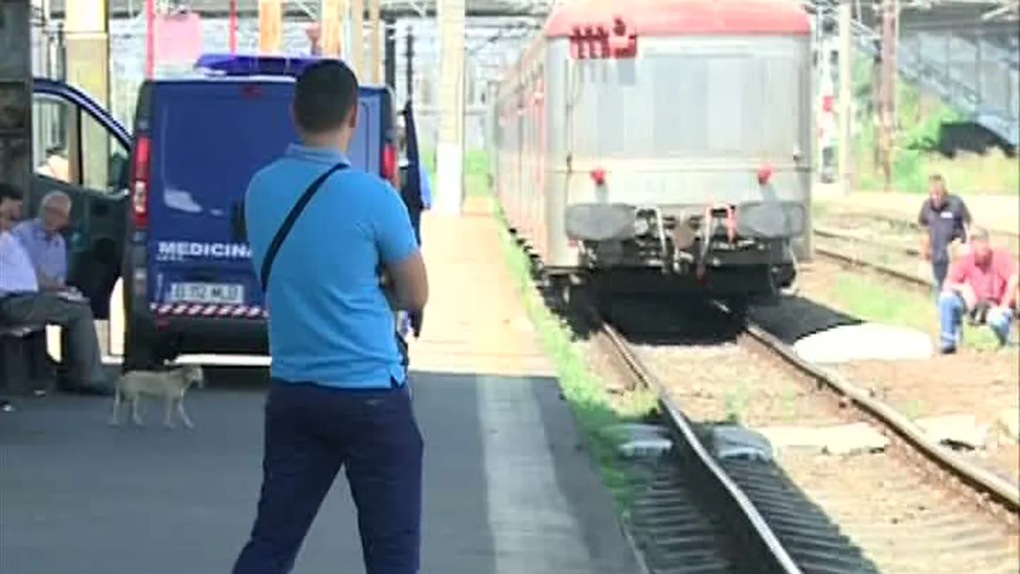 Tragedie în Gara de Nord din Bucureşti. Un bărbat s-a aruncat în faţa trenului