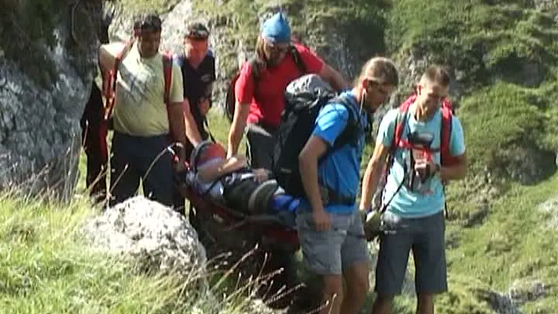 Operaţiune de salvare dificilă în munţii Făgăraş