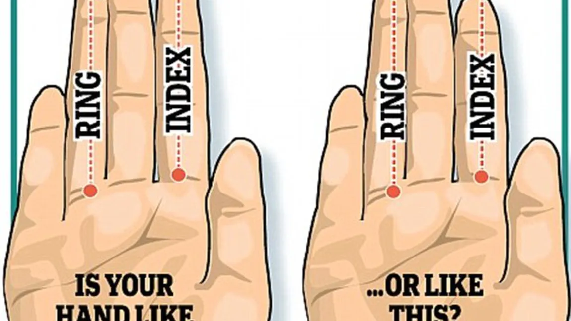 Degetele pot indica orientarea sexuală