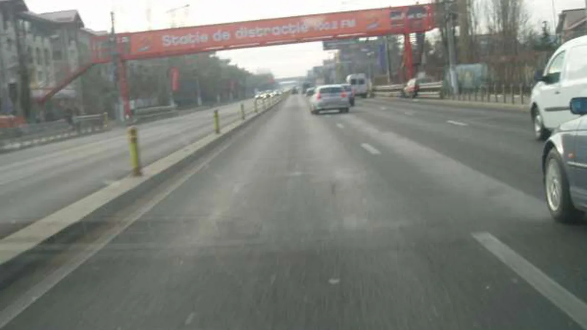 Circulaţie deviată pe DN1, marţi, în dreptul localităţii Otopeni. Vezi variante ocolitoare