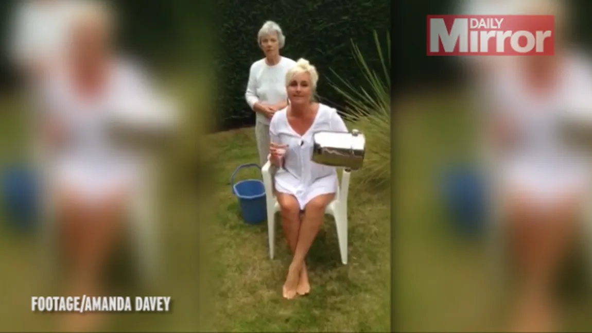 A acceptat provocarea ICE BUCKET şi s-a accidentat GRAV VIDEO