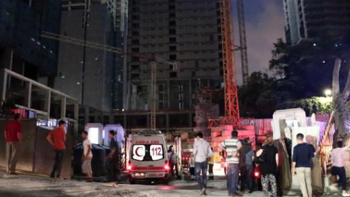 Tragedie în Turcia: Zece muncitori în construcţii au MURIT pe un şantier din Istanbul