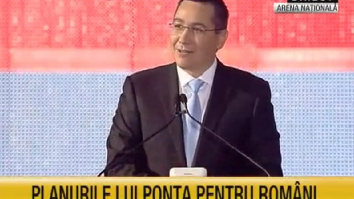 PSD, show total pe Arena Naţională. Victor Ponta şi-a lansat candidatura: Vreau să fiu preşedintele tuturor românilor