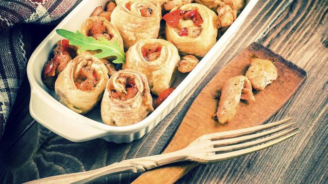 REŢETA ZILEI: Rulouri cu somon