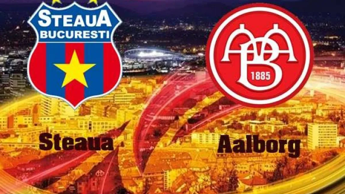 STEAUA-AALBORG 6-0. Keşeru, cel mai rapid hattrick din istoria Ligii Europa