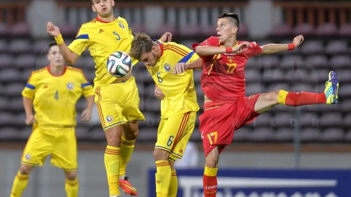 România - Muntenegru, scor 4 - 3. Victorie remarcabilă a naţionalei U-21 a României